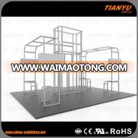 Modular aluminum frame texitle graphics custom exhibition stands